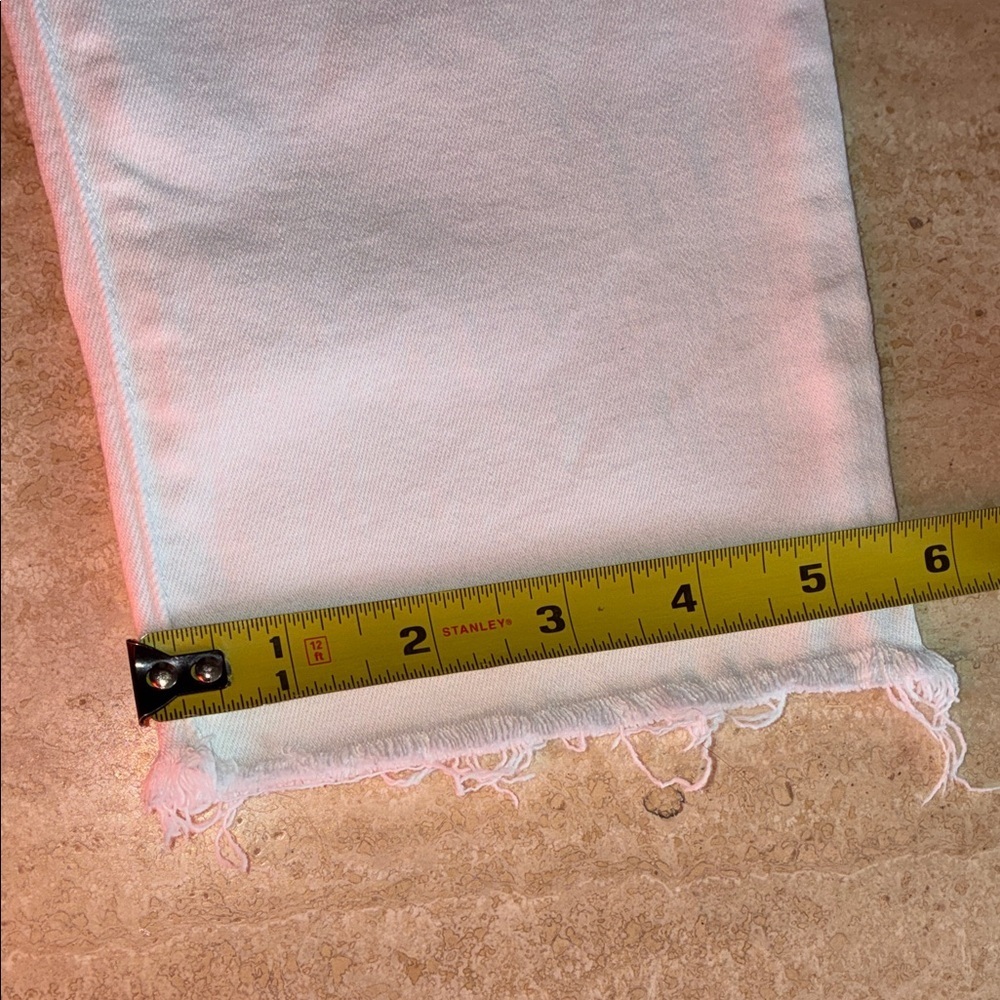 Joe's Jeans Women's, 31, White EUC High-Rise Straight Leg Denim euc - Picture 13 of 15